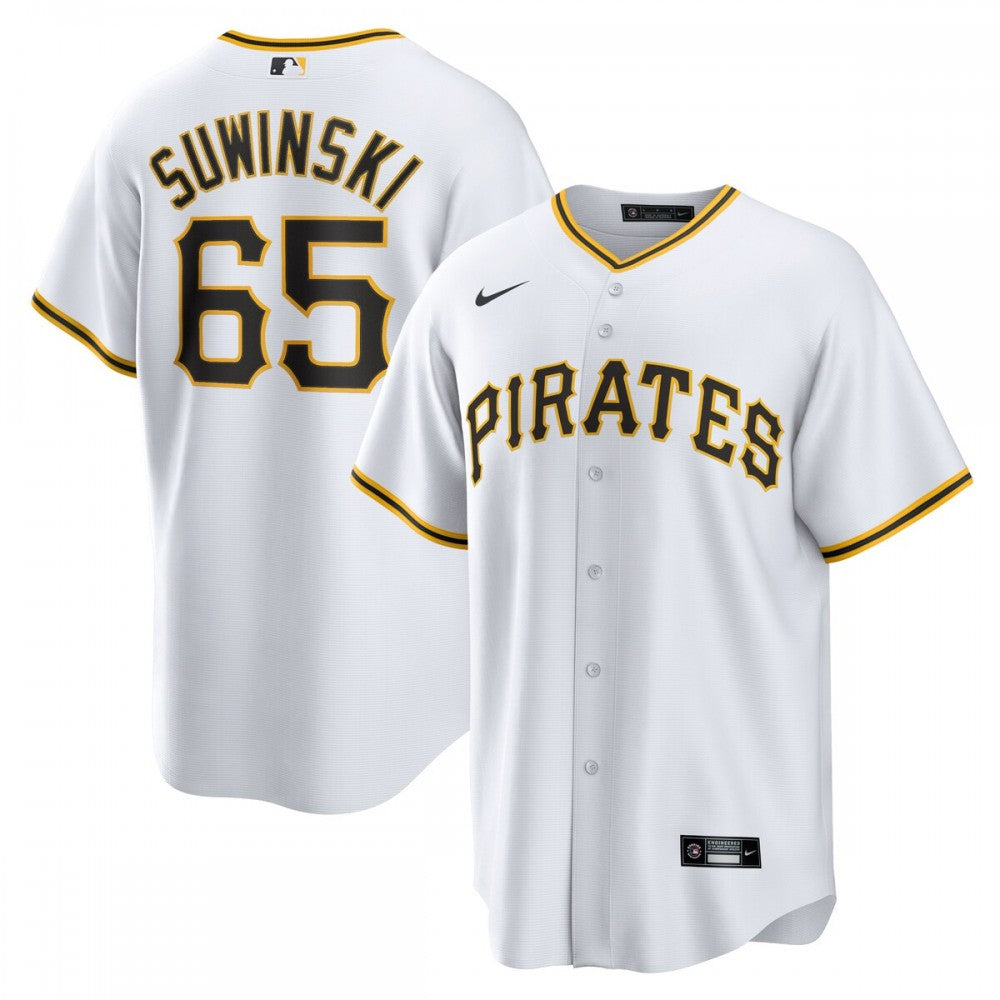 Jack Suwinski Pittsburgh Pirates Nike Home Replica MLB Jersey - White