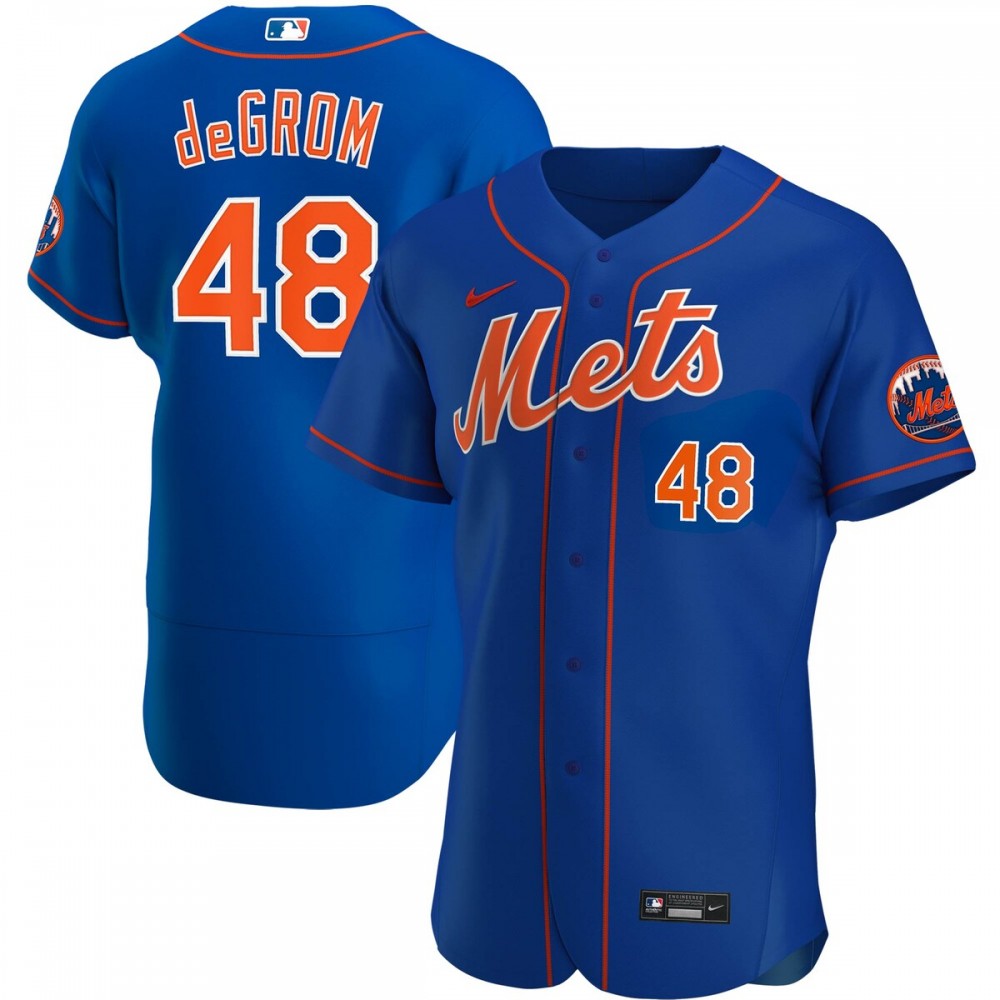 Jacob deGrom New York Mets Nike Alternate Authentic Player MLB Jersey - Royal