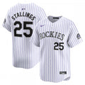 Jacob Stallings Colorado Rockies Nike Home Limited Player MLB Jersey - White