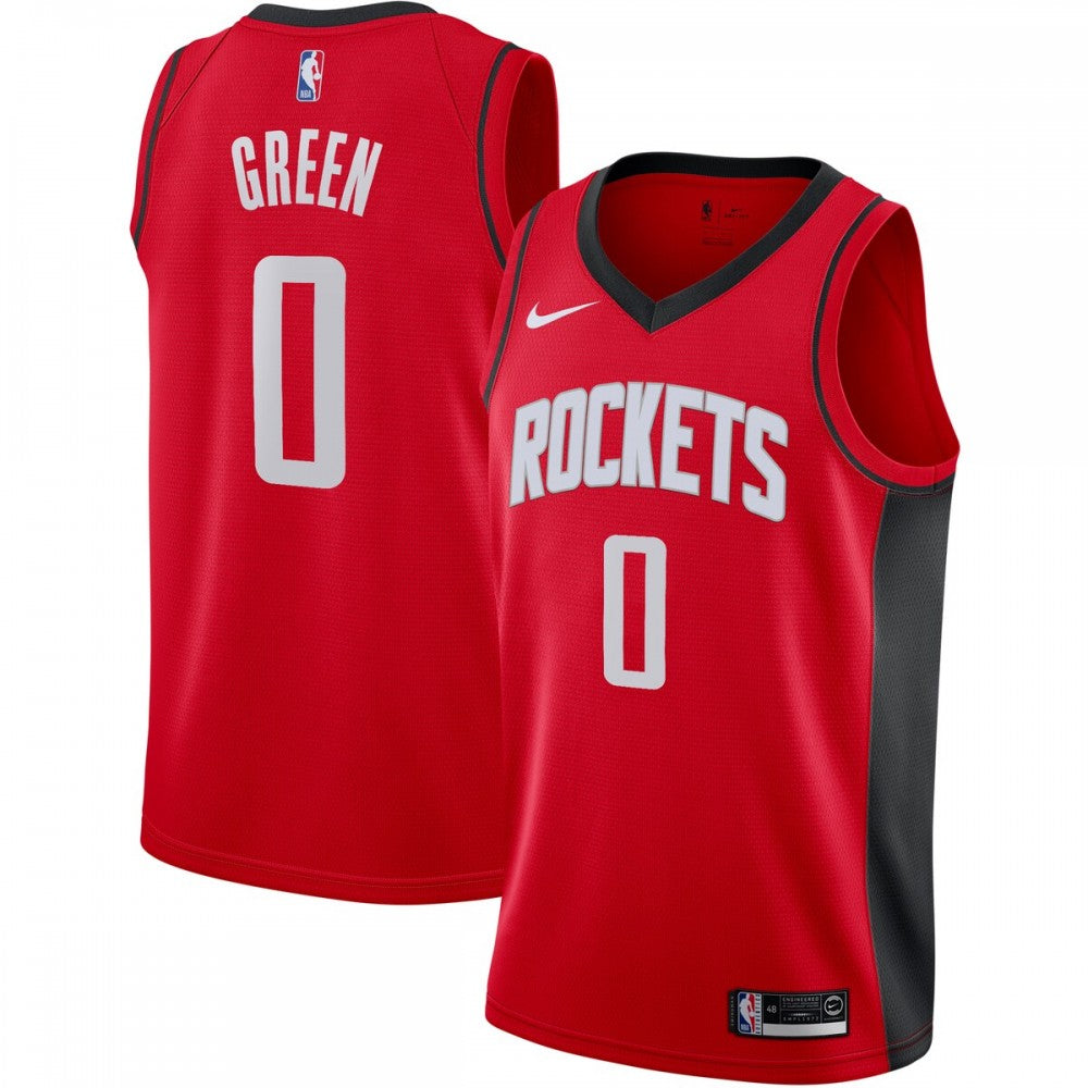 Jalen Green Houston Rockets Nike 2021 NBA Draft First Round Pick Swingman NBA Jersey Red - Icon Edition