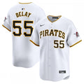 Jason Delay Pittsburgh Pirates Nike Home Limited Player MLB Jersey?C White