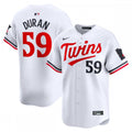 Jhoan Duran Minnesota Twins Nike Home Limited Player MLB Jersey - White