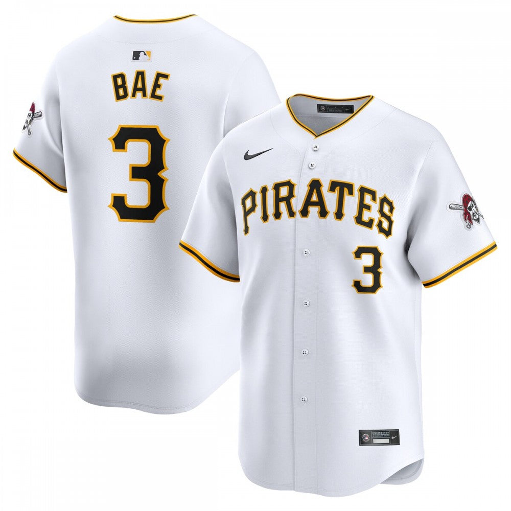 Ji-Hwan Bae Pittsburgh Pirates Nike Home Limited Player MLB Jersey - White