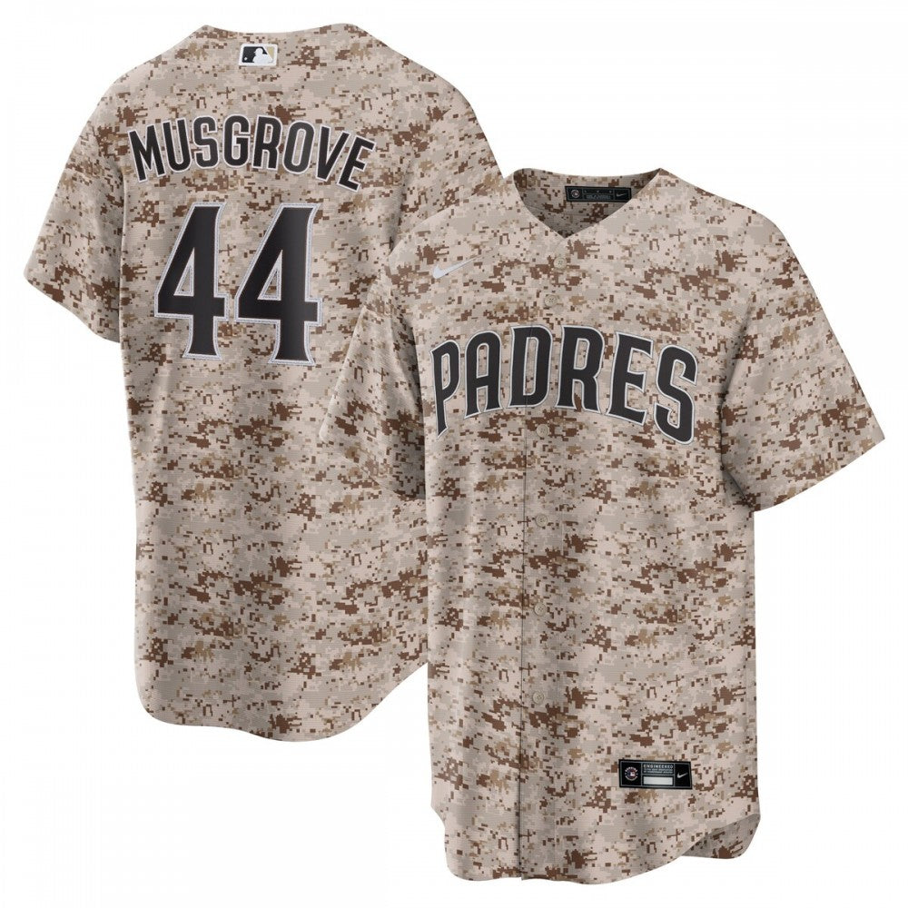 Joe Musgrove San Diego Padres Nike USMC Alternate Replica Player MLB Jersey - Camo