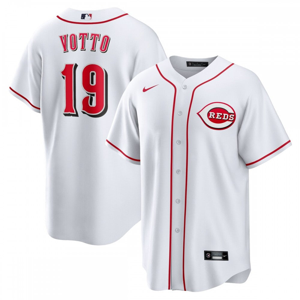 Joey Votto Cincinnati Reds Nike Home Replica Player Name MLB Jersey - White