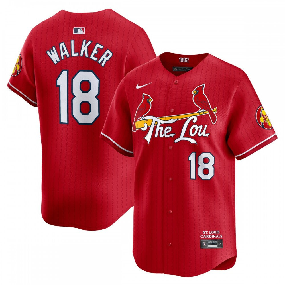 Jordan Walker St. Louis Cardinals Nike 2024 City Connect Limited Player MLB Jersey - Red