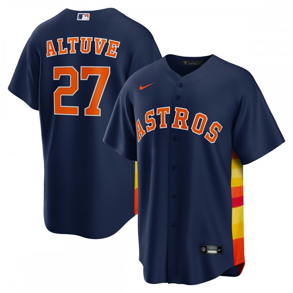 Jose Altuve Houston Astros Nike Alternate Replica Player Name MLB Jersey - Navy