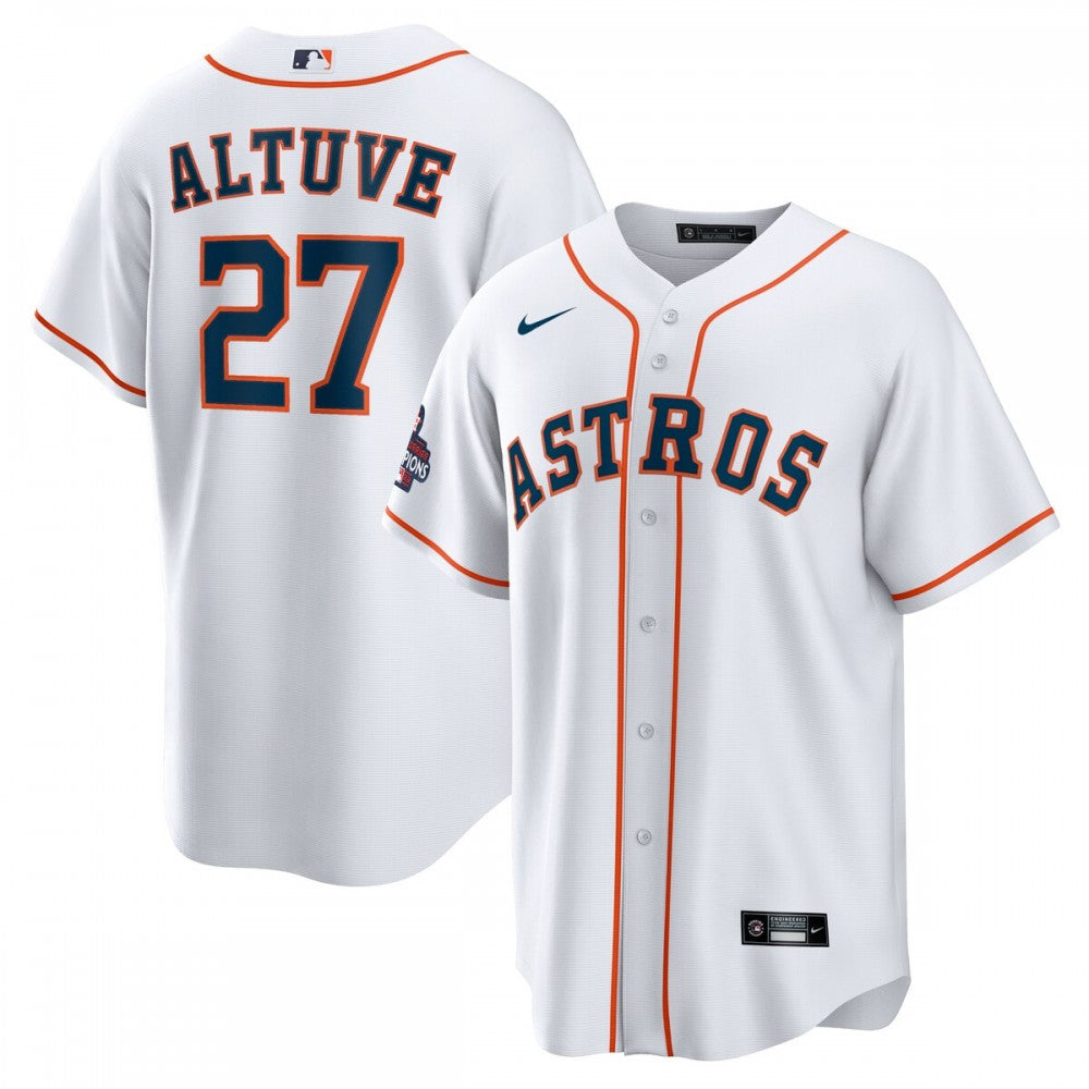 Jose Altuve Houston Astros Nike 2022 World Series Champions Home Replica MLB Jersey - White