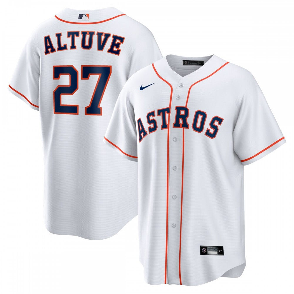 Jose Altuve Houston Astros Nike Home Replica Player Name MLB Jersey - White