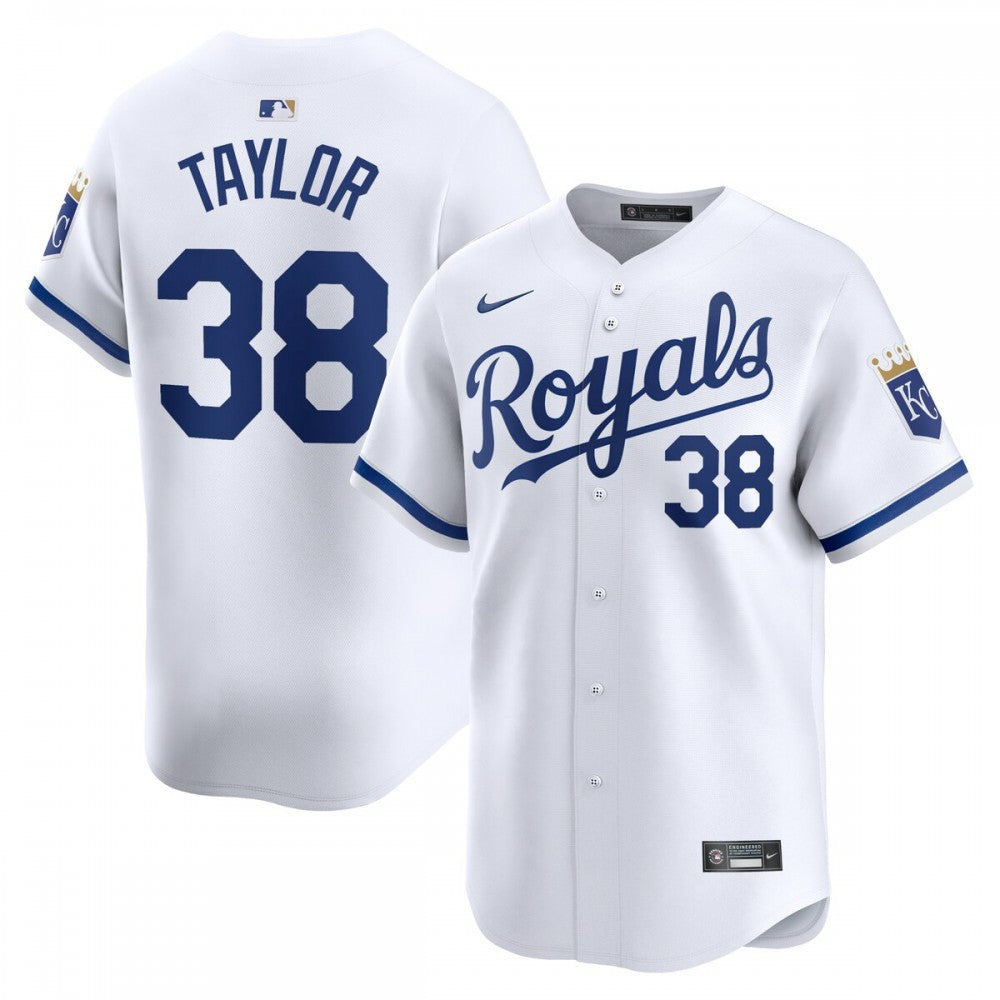 Josh Taylor Kansas City Royals Nike Home Limited Player MLB Jersey - White