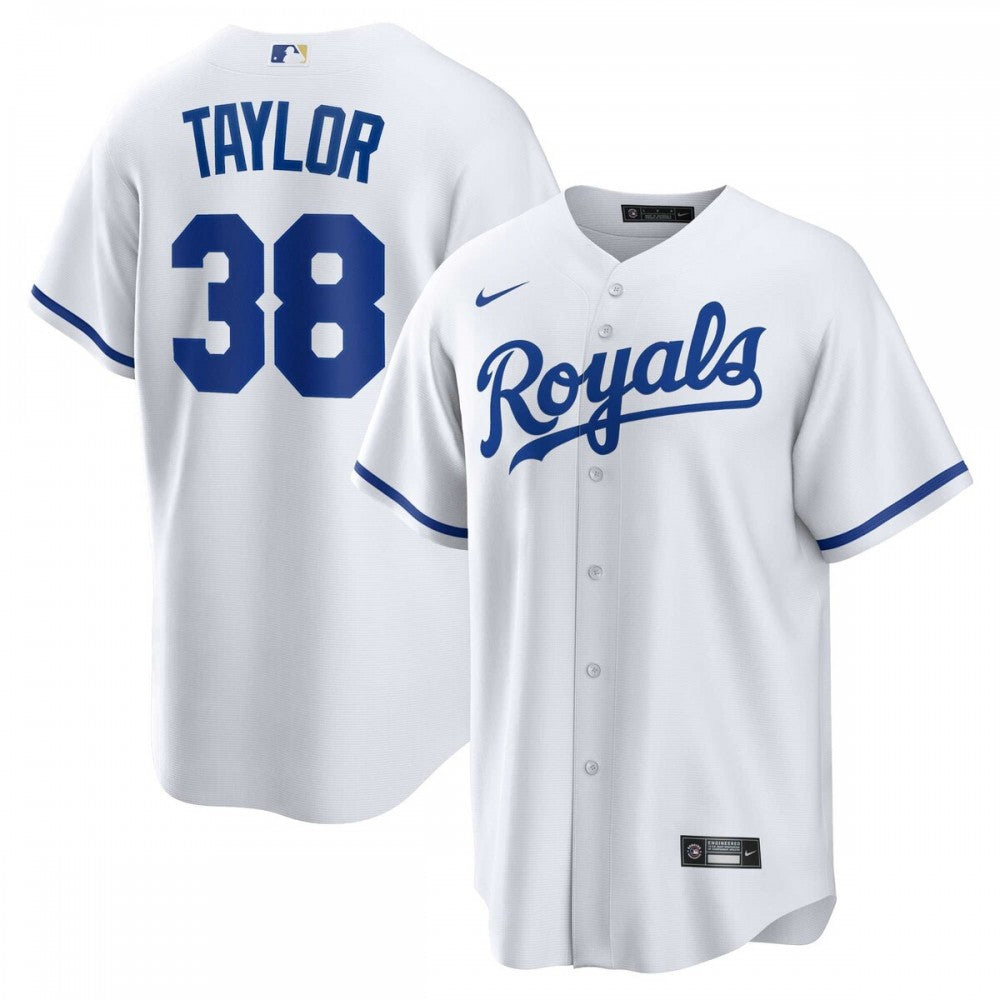 Josh Taylor Kansas City Royals Nike Home Replica Player MLB Jersey - White