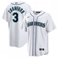 JP Crawford Seattle Mariners Nike Home Replica MLB Jersey - White