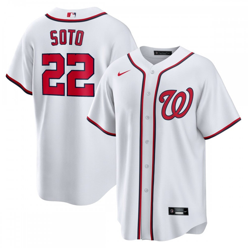 Juan Soto Washington Nationals Nike Home Replica Player Name MLB Jersey - White