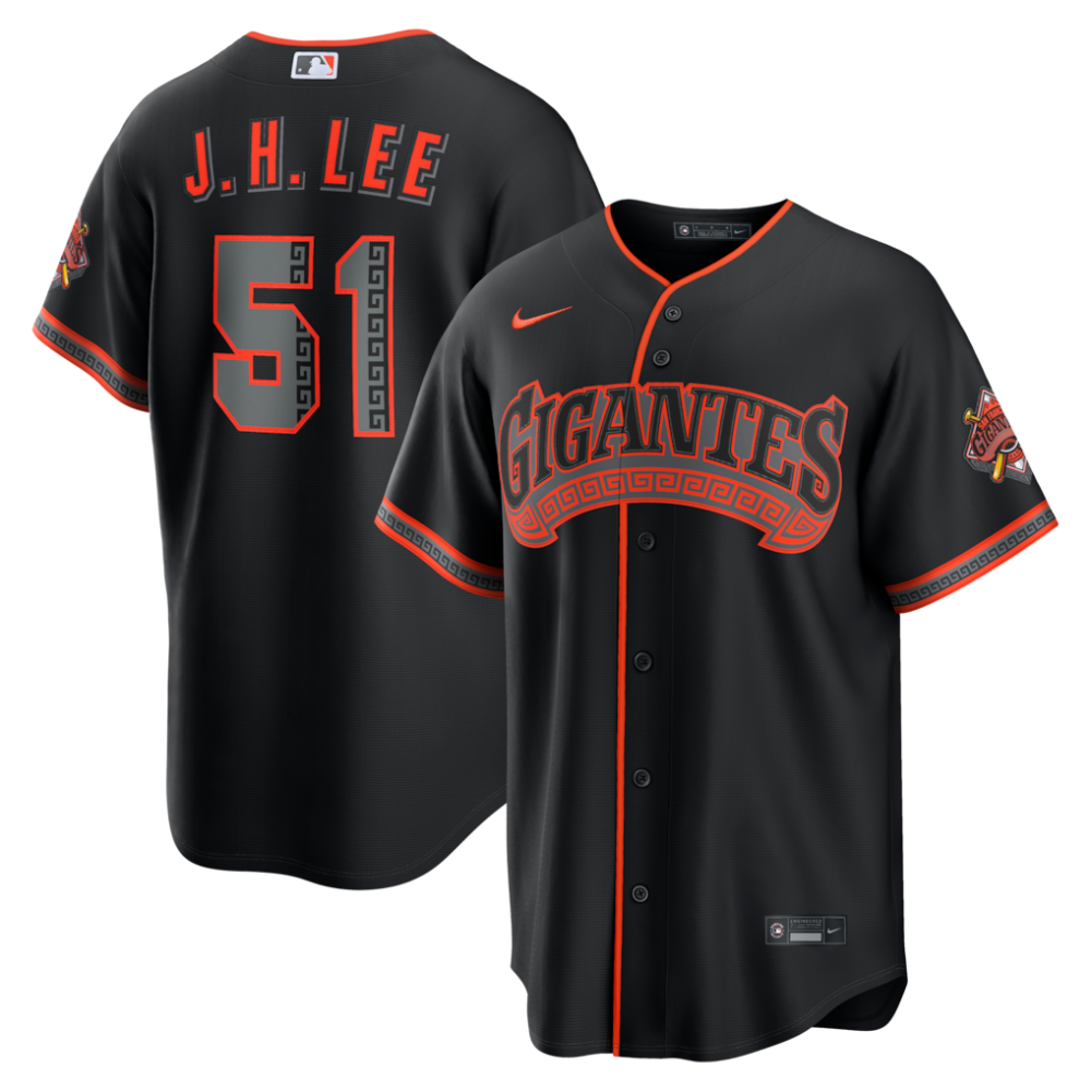 Jung Hoo Lee San Francisco Giants Nike Alternate Stadium MLB Jersey - Black