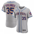 Justin Verlander Nike New York Mets Road Authentic Player MLB Jersey - Gray