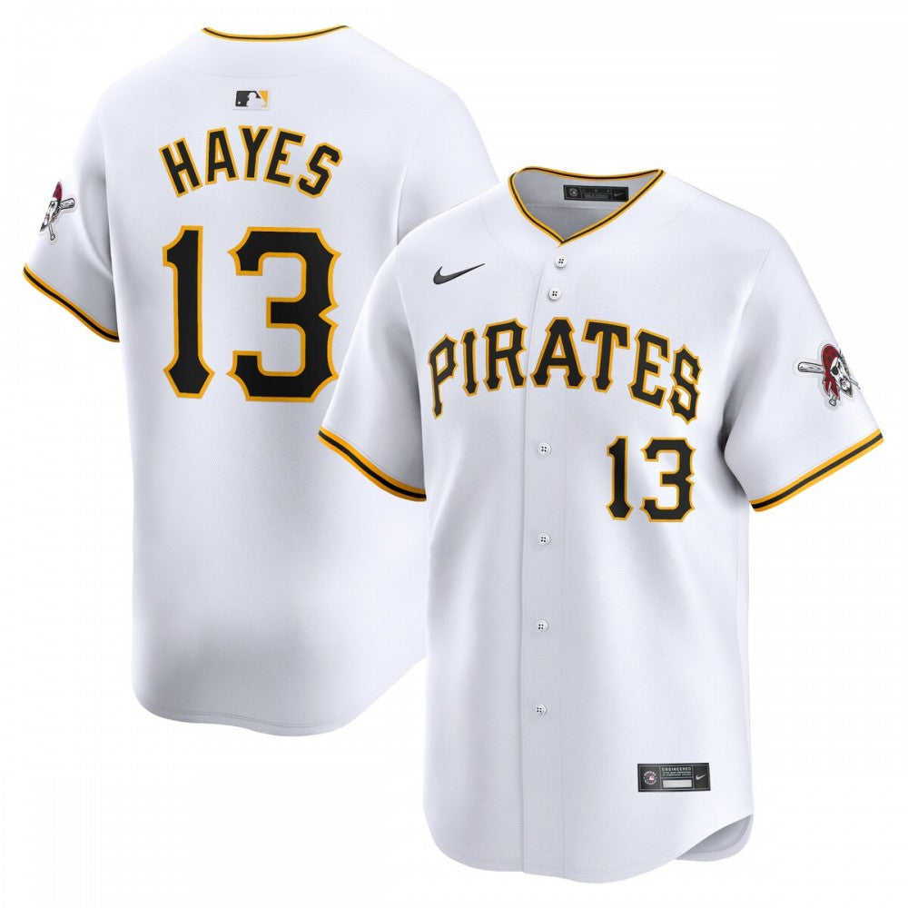 Ke'Bryan Hayes Pittsburgh Pirates Nike Home Limited Player MLB Jersey - White