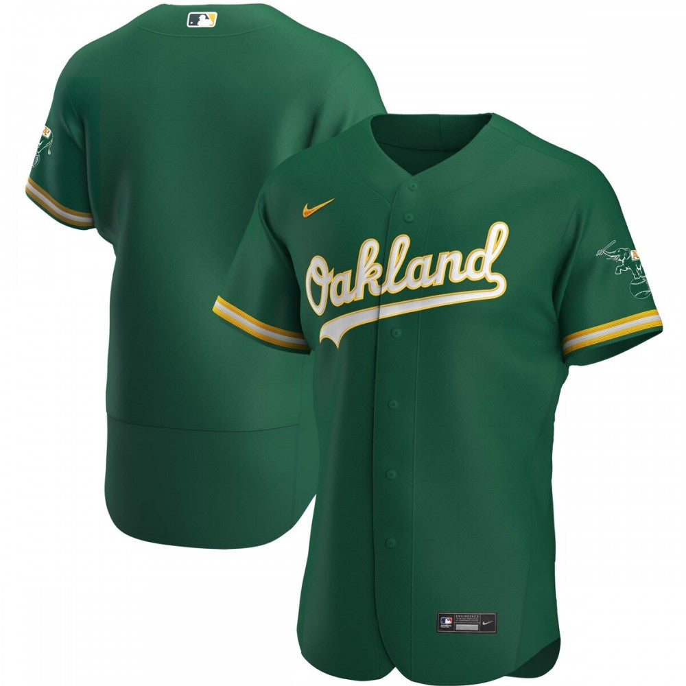 Oakland Athletics Nike Authentic Team MLB Jersey - Kelly Green