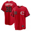 Ken Griffey Jr. Cincinnati Reds Nike 2026 City Connect Stadium MLB Jersey - Red