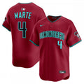 Ketel Marte Arizona Diamondbacks Nike Alternate 2 Limited Player MLB Jersey - Red