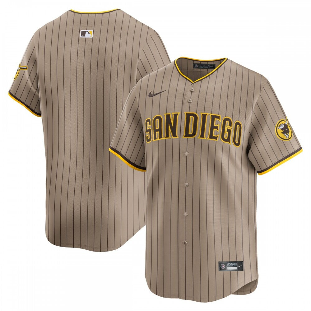 San Diego Padres Nike  Alternate Limited MLB Jersey?C Khaki