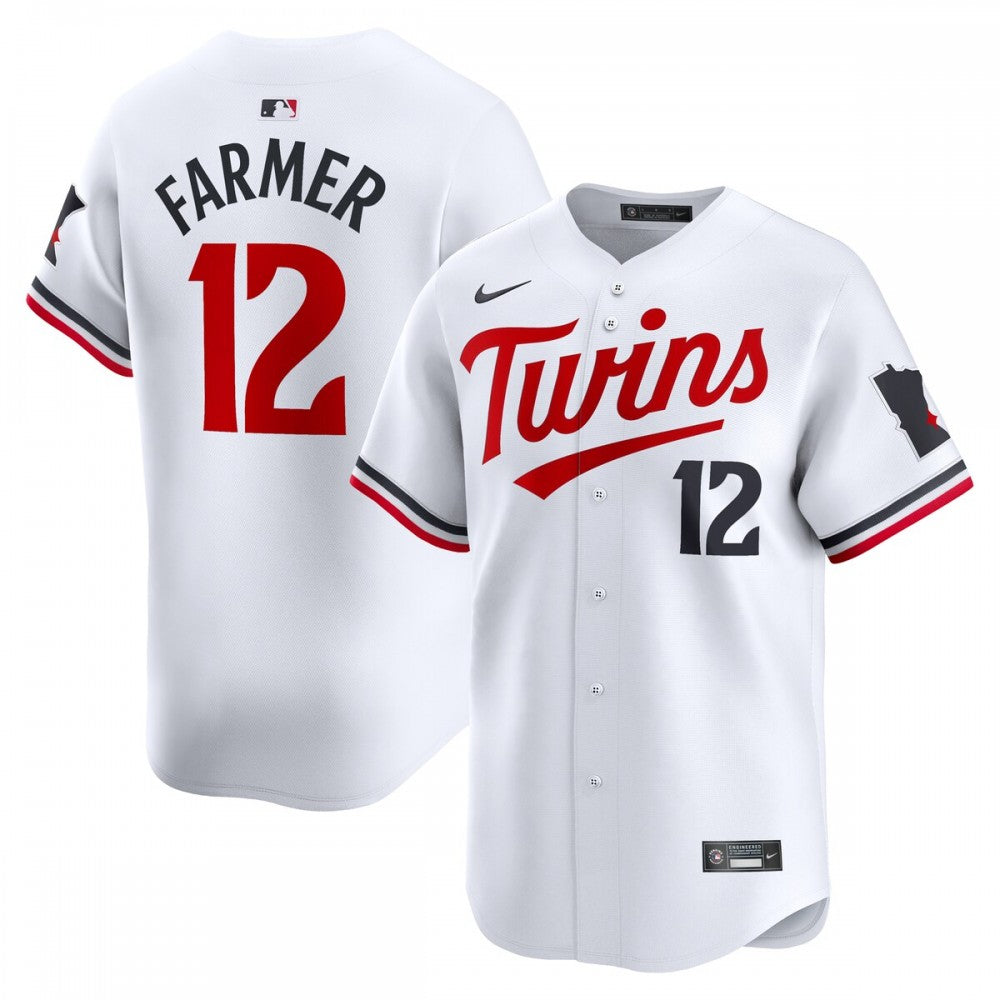 Kyle Farmer Minnesota Twins Nike Home Limited Player MLB Jersey - White