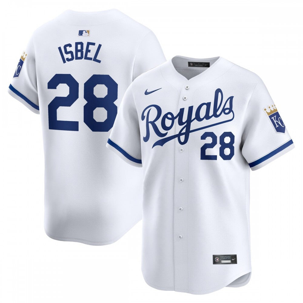 Kyle Isbel Kansas City Royals Nike Home Limited Player MLB Jersey - White