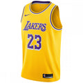 LeBron James Los Angeles Lakers Nike Swingman Player NBA Jersey Gold - Icon Edition