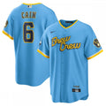 Lorenzo Cain Milwaukee Brewers Nike 2022 City Connect Replica Player MLB Jersey - Powder Blue