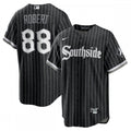 Luis Robert Chicago White Sox Nike 2021 City Connect Replica Player MLB Jersey - Black