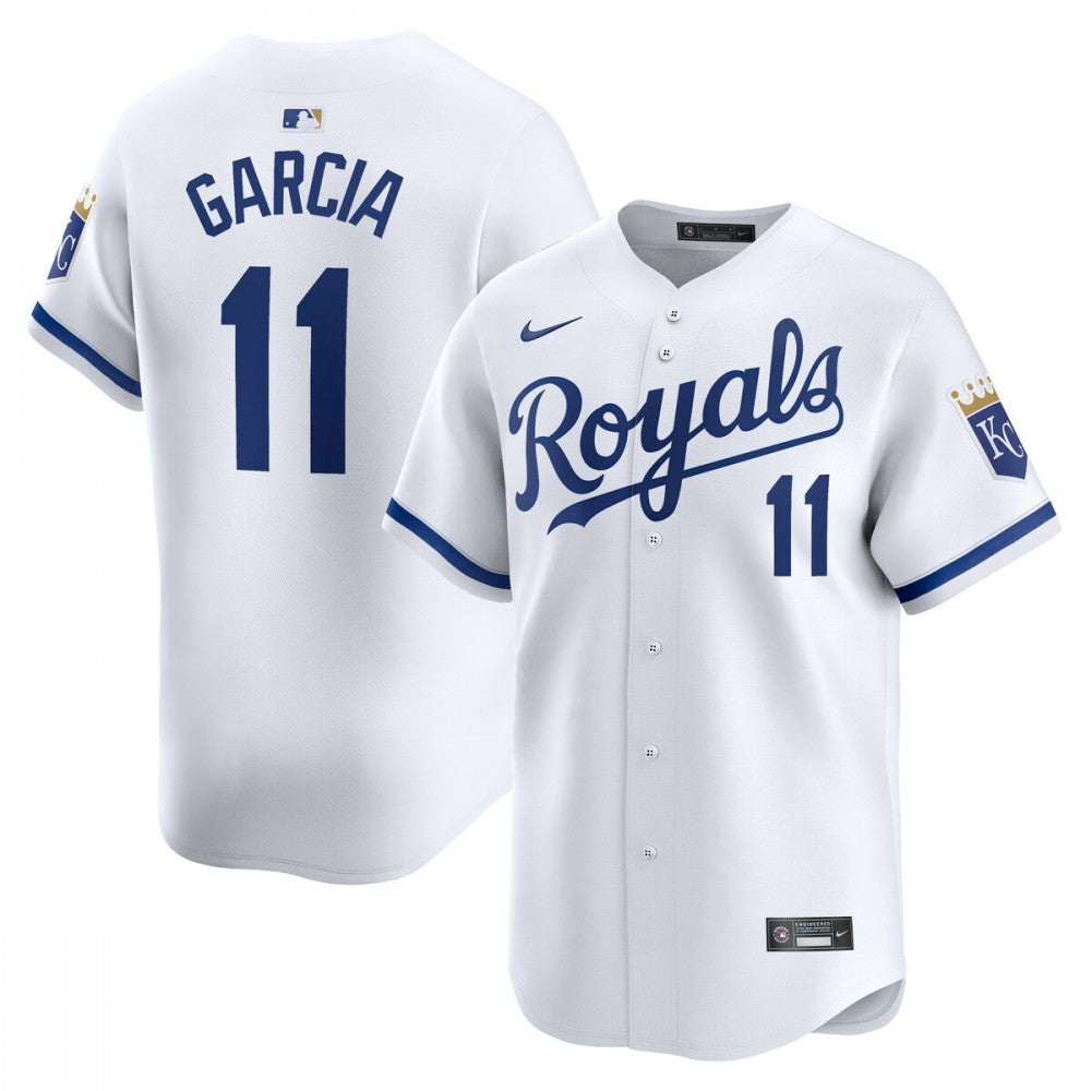 Maikel Garcia Kansas City Royals Nike Home Limited Player MLB Jersey - White