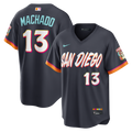 Manny Machado San Diego Padres Nike 2026 City Connect Stadium MLB Jersey - Obsidian