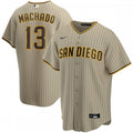 Manny Machado San Diego Padres Nike Alternate Replica Player MLB Jersey - Tan
