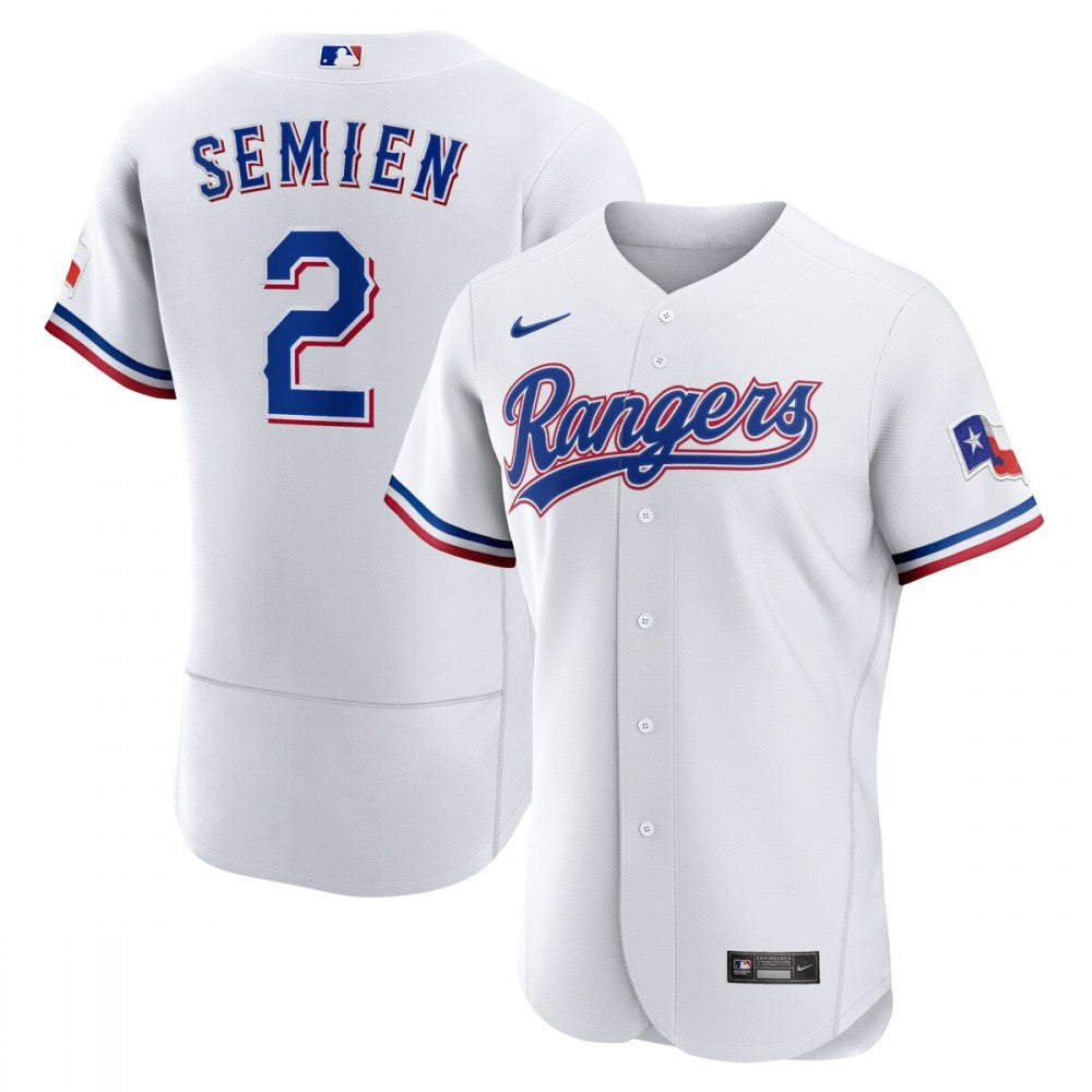 Marcus Semien Texas Rangers Nike Home Authentic Player MLB Jersey - White