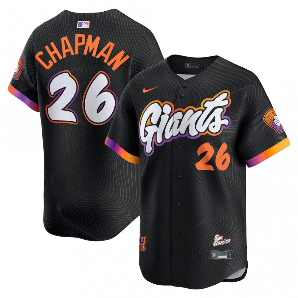 Matt Chapman San Francisco Giants Nike 2025 City Connect Limited MLB Jersey - Anthracite