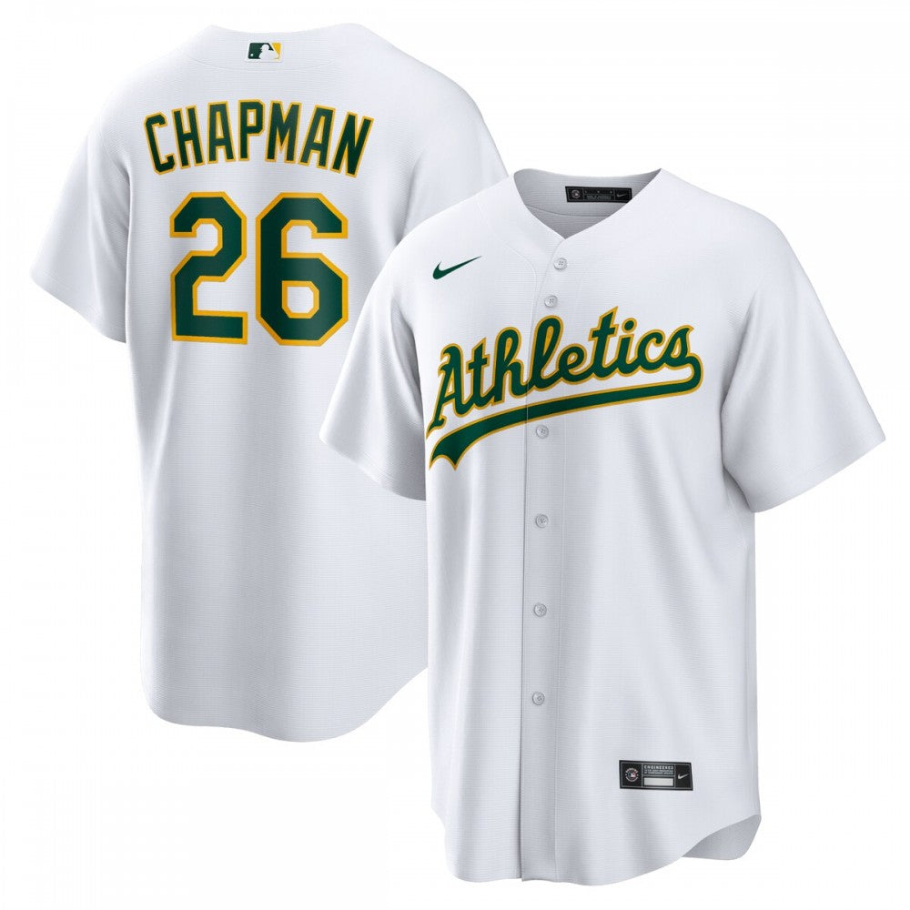Matt Chapman Oakland Athletics Nike Home Replica Player Name MLB Jersey - White