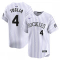 Michael Toglia Colorado Rockies Nike Home Limited Player MLB Jersey - White