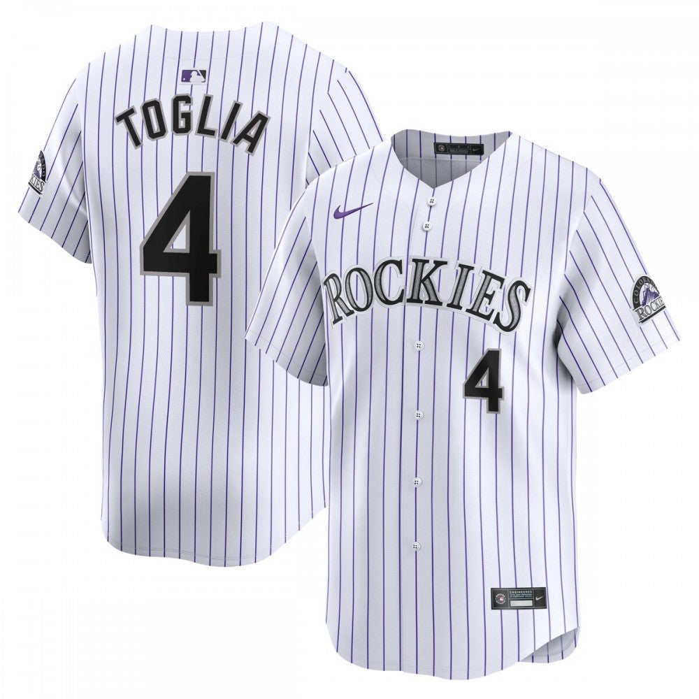 Michael Toglia Colorado Rockies Nike Home Limited Player MLB Jersey - White