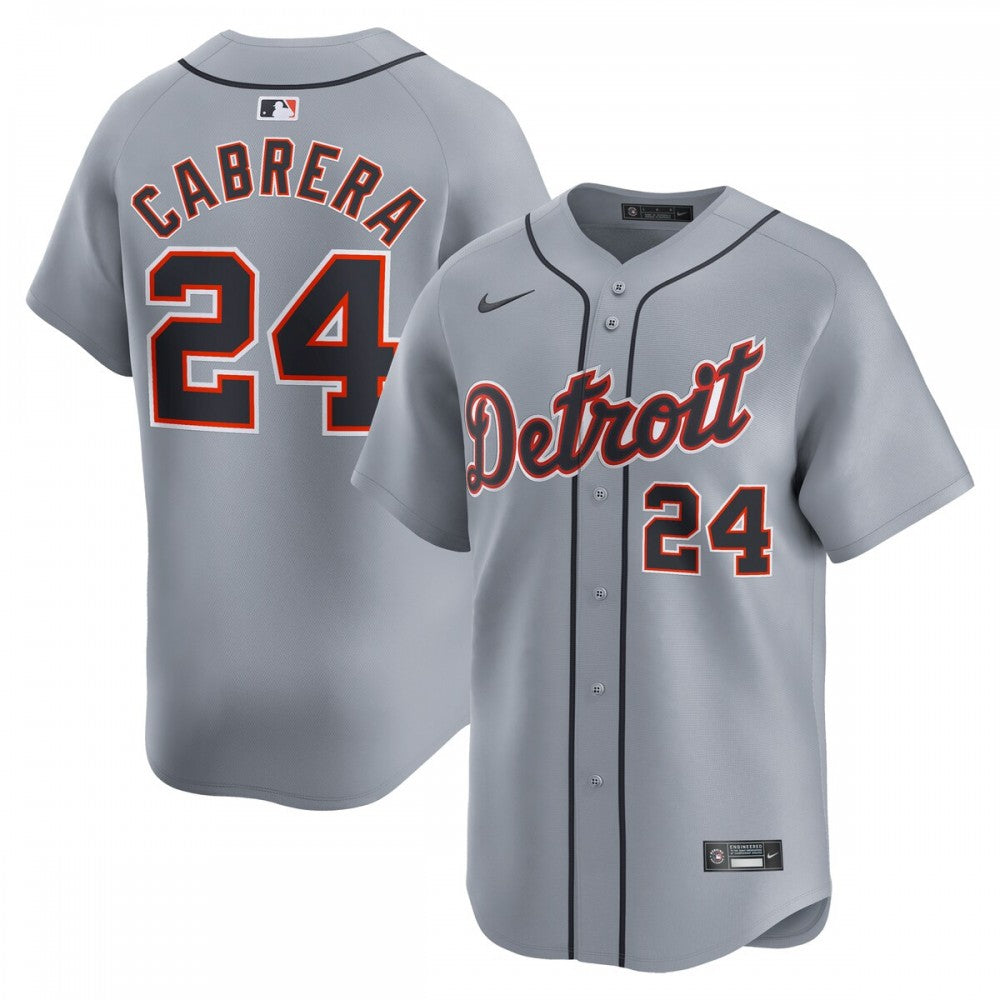 Miguel Cabrera Detroit Tigers Nike Road Limited Player MLB Jersey?C Gray