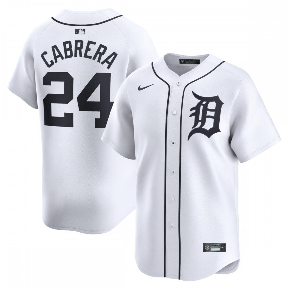 Miguel Cabrera Detroit Tigers Nike Home Limited Player MLB Jersey - White