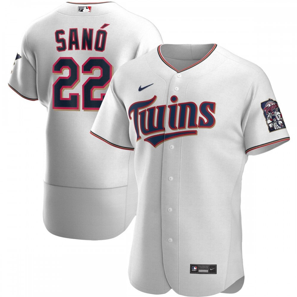 Miguel Sano Minnesota Twins Nike Home Authentic Player MLB Jersey - White
