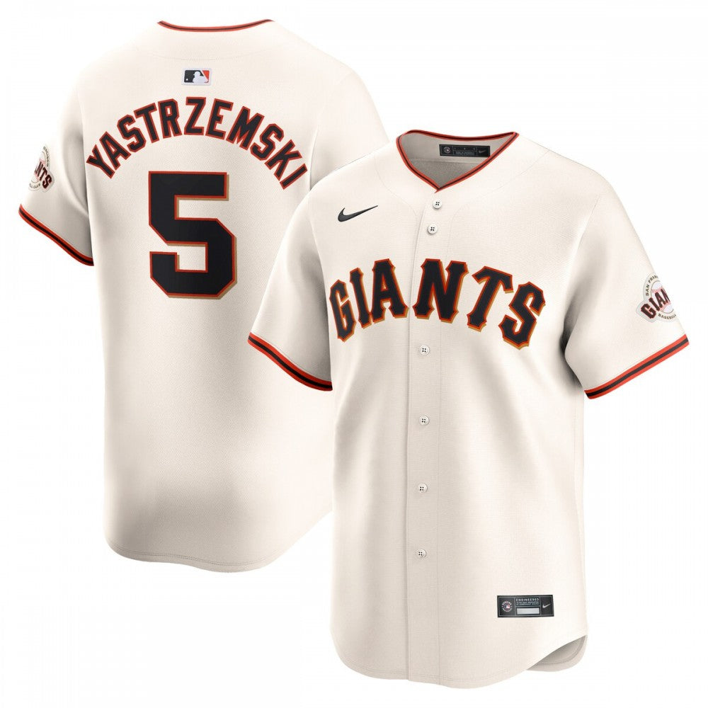 Mike Yastrzemski San Francisco Giants Nike Home Limited Player MLB Jersey - Cream