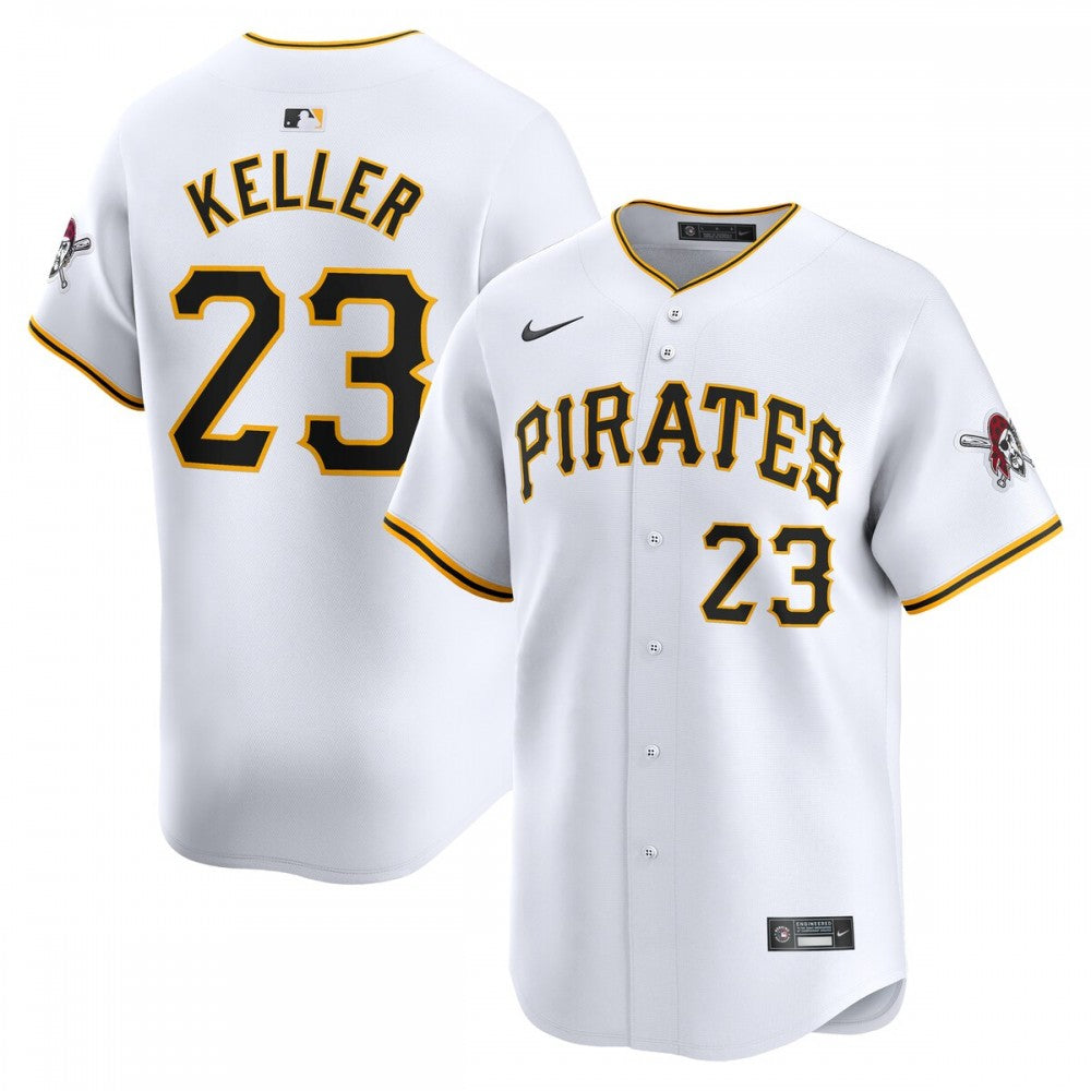 Mitch Keller Pittsburgh Pirates Nike Home Limited Player MLB Jersey?C White