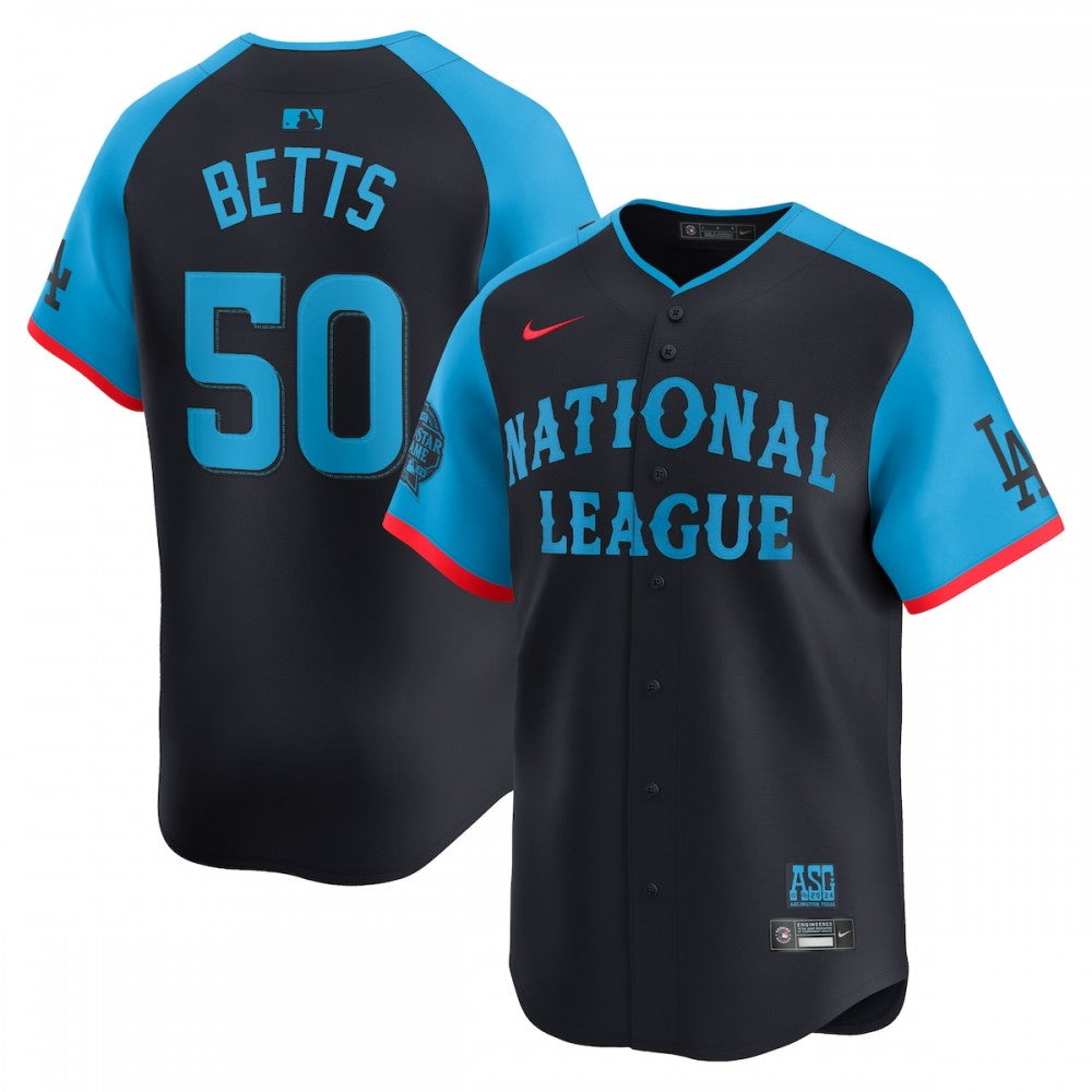 Mookie Betts National League Nike 2024 MLB All-Star Game Limited Player MLB Jersey - Navy
