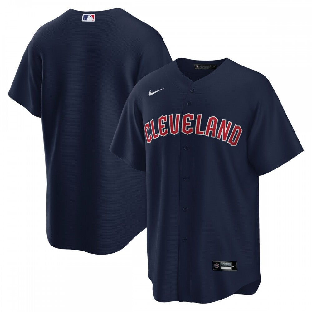 Cleveland Guardians Nike Alternate Replica MLB Jersey - Navy
