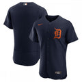 Detroit Tigers Nike Alternate Authentic Logo Team MLB Jersey - Navy