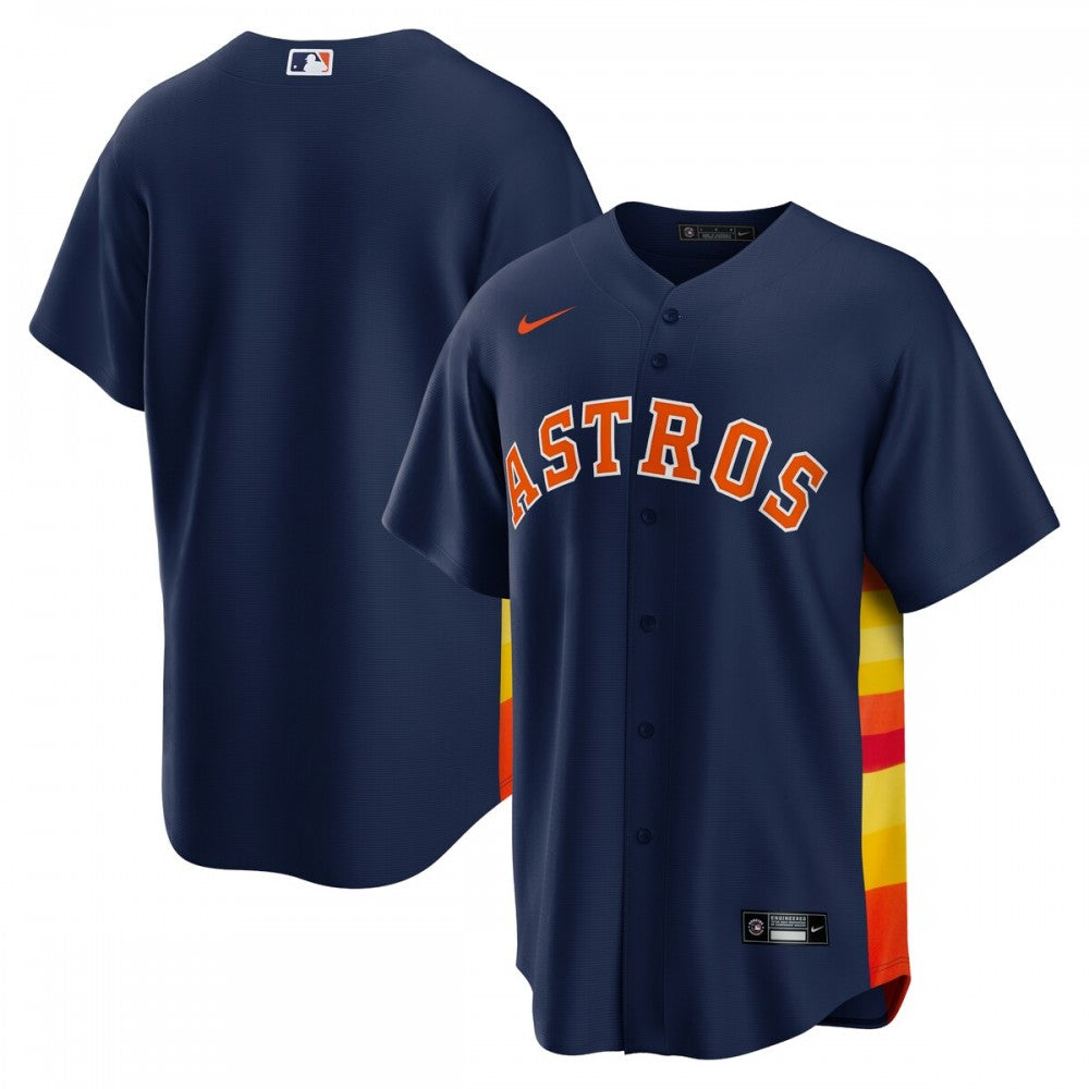 Houston Astros Nike Alternate Replica Team MLB Jersey - Navy