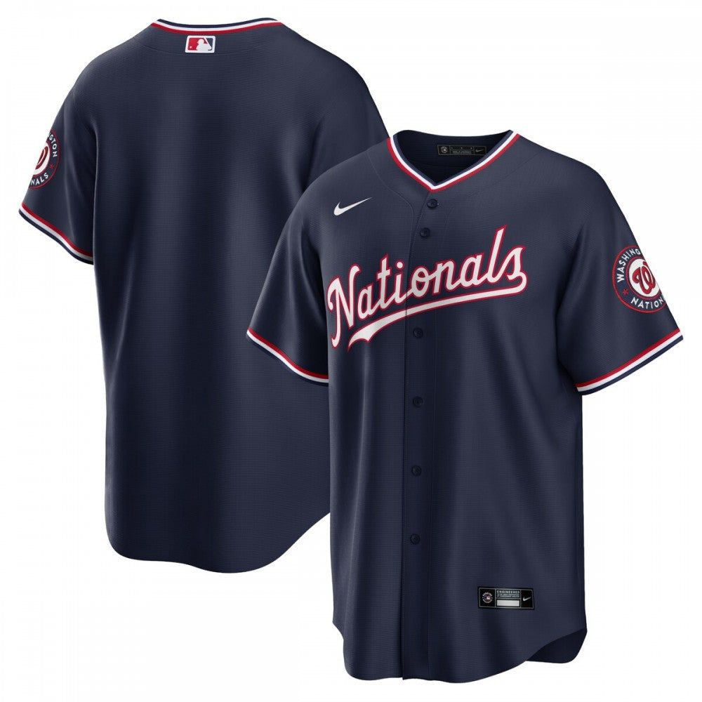 Washington Nationals Nike Alternate Replica Team MLB Jersey - Navy