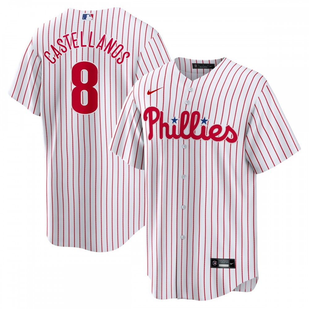 Nick Castellanos Philadelphia Phillies Nike Replica Player MLB Jersey - White