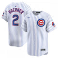 Nico Hoerner Chicago Cubs Nike Home Limited Player MLB Jersey - White
