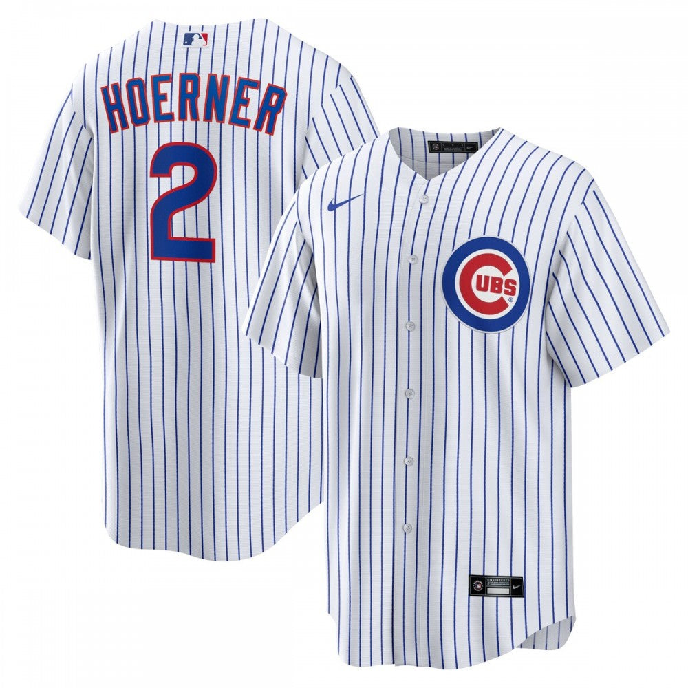 Nico Hoerner Chicago Cubs Nike Replica Player MLB Jersey - White